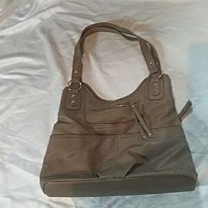 Kim Roger's Chic Tan Shoulder Bag for Women
